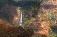 Waimea Canyon, the Grand Canyon of the Pacific, is adjacent to the wettest spot on earth.