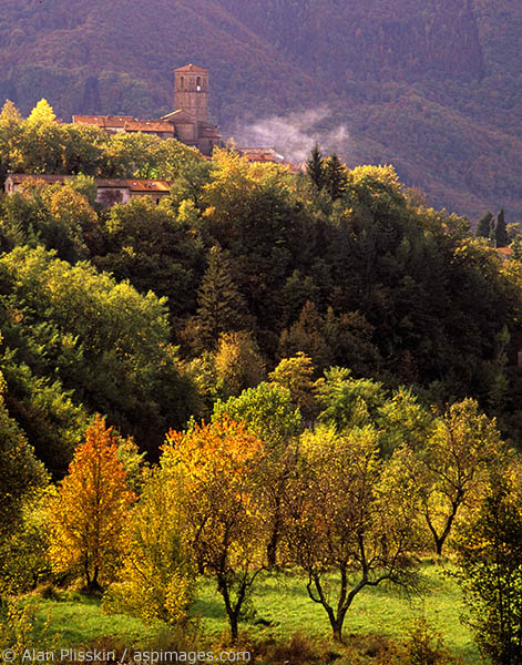 One of many small towns in the hills of the Tuscany.