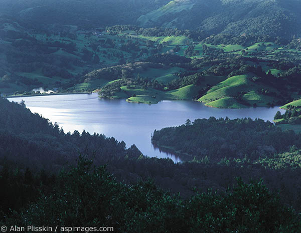 Bon Tempe Lake is a popular hiking and fishing location.