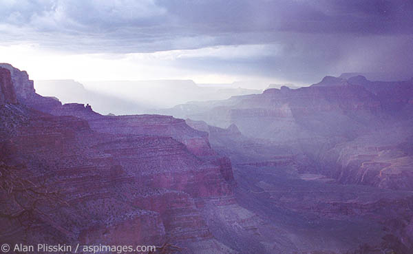After a long hike down to the Colorado River and back, we crested the South Rim of the Grand Canyon just as the light was receding.