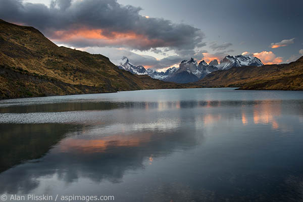 The first evening we arrived in Torres del Paine, Chile we had been driving for hours from El Calafate, Argentina when we crossed the bridge over the Rio Paine we were greeted with a beautiful sunset to end the day.